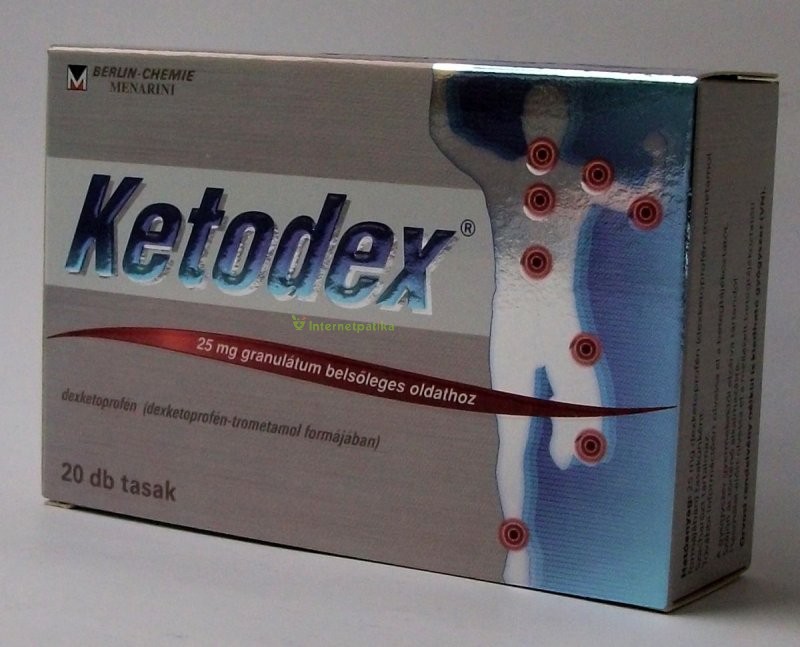KETODEX 25 mg filmtabletta - Gyógyszerkereső - EgészségKalauz