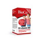 Bioco d3-vitamin 400 rágótabletta gyerekeknek 60 db erdei gyümölcs ízű
