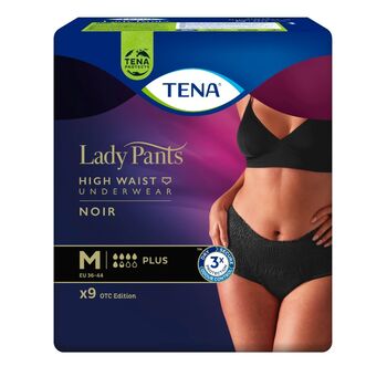 TENA Lady Pants Plus Noir (Fekete) M 9x