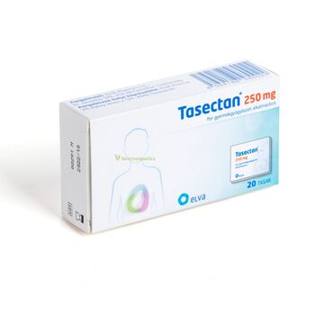 Tasectan 250 mg por 20 tasak