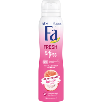 Fa deospray Fresh & Free Grapefruit & Lychee scent