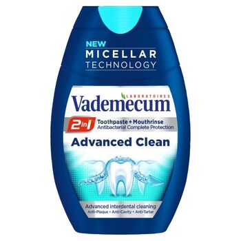 Vademecum 2:1 fogkrém+szájöblítő Micellar Advanced clean