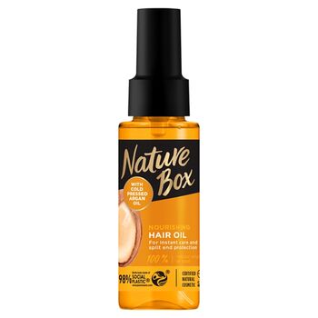 Nature Box hajolaj argán olajjal a puha hajért 70 ml