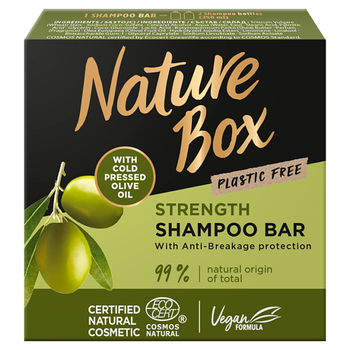 Nature Box szilárd sampon Olíva olajjal hosszú hajra