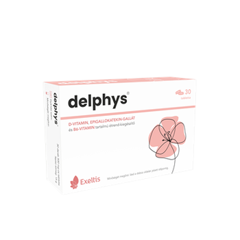 Delphys D-Vitamin, epigallokatekin-gallát és B6-vitamin tartalmú étrend-kiegészítő