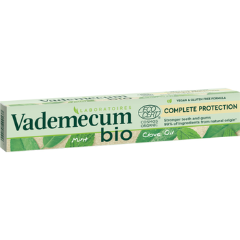 Vademecum Bio fogkrém Complete Protection  szegfűszeg olajjal és bio mentával 75 ml